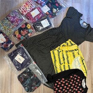 LuLaRoe Black and White Kids Dress